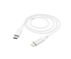 Hama USB-C - Lightning, 1.0m balta
