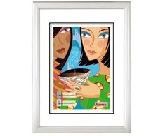 Nuotraukų rėmelis Hama Madrid plastikinis 30X40cm (baltas) 31768