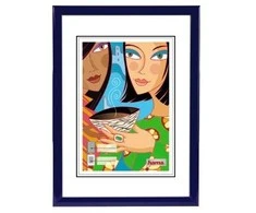 Nuotraukų rėmelis Hama Madrid plastikinis 30X40cm (mėlynas)