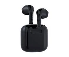 Happy Plugs Joy Belaidės ausinės, juodos spalvos