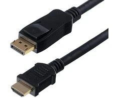 Verschiedene PureLink Anschlusskabel, DisplayPort St./HDMI St., FULL HD, BASIC, 5,0m, schw.
