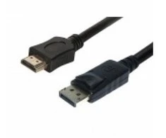 Maximum S-conn Anschlusskabel, DisplayPort Stecker/HDMI Stecker, BASIC,10,0m, juodas