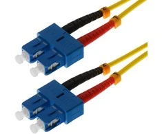 helos LWL Patchkabel OS2 Duplex 3,0mm SC-SC 9/125µm gelb 2m LSZH