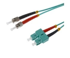 helos LWL Patchkabel OM3 Duplex 3,0mm SC-ST 50/125µm aqua 5m LSZH