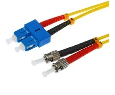 helos LWL Patchkabel OS2 Duplex 3,0mm SC-ST 9/125µm gelb 7,5m LSZH