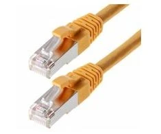 Verschiedene helos Patchkabel Cat 5e SF/UTP RJ45 gelb 0,5m AWG26