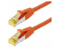 helos Patchkabel Cat 6a S/FTP RJ45 oranžinis 15m AWG26/7 LSZH GHMT