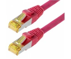 Helos patch cable S/FTP Cat 6a purpurinė 2,0m