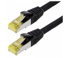 helos Patchkabel Cat 6a S/FTP RJ45 juodas 7,5m AWG26/7 LSZH GHMT
