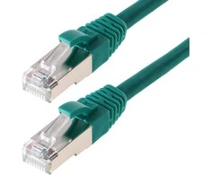 Helos CAT6 S/FTP (PIMF), 0,25 m, 0,25 m, Cat6, SF/UTP (S-FTP), RJ-45, RJ-45, žalias