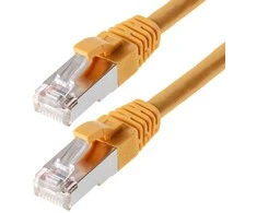 helos Patchkabel Cat 6 S/FTP RJ45 gelb 1,5m AWG27/7 LSZH GHMT