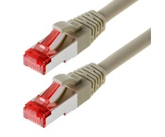 helos Patchkabel Cat 6 S/FTP RJ45 grau 1,5m AWG27/7 LSZH GHMT