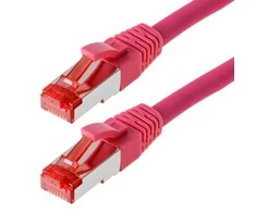 Helos CAT6 S/FTP (PIMF) – 1m – 1 m – Cat6 – SF/UTP (S-FTP) – RJ-45 – RJ-45 – rausvai raudona