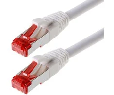 Helos pataisomasis kabelis S/FTP Cat 6 baltas 7,5m