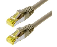 helos Patchkabel Cat 6a S/FTP RJ45 grau 7,5m AWG26/7 LSZH GHMT