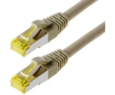 helos Patchkabel Cat 6a S/FTP RJ45 grau 7,5m AWG26/7 LSZH GHMT