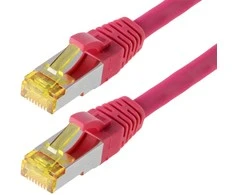 Helos pataisomasis kabelis S/FTP Cat 6a purpurinis 10,0m