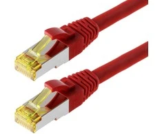 Helos pataisomasis kabelis S/FTP Cat 6a raudonas 20,0m