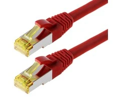 Helos pataisomasis kabelis S/FTP Cat 6a raudonas 20,0m