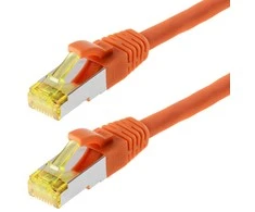 Helos S/FTP (PIMF) CAT 6a 20m, 20 m, Cat6a, SF/UTP (S-FTP), RJ-45, RJ-45, oranžinis