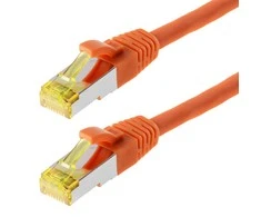 Helos S/FTP (PIMF) CAT 6a 20m, 20 m, Cat6a, SF/UTP (S-FTP), RJ-45, RJ-45, oranžinis