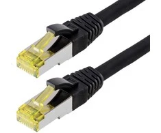 Verschiedene helos Patchkabel S/FTP (PIMF) CAT 6a juodas 20m