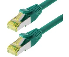 Helos pataisomasis kabelis S/FTP Cat 6a žalias 7,5m