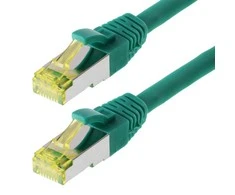 Helos pataisomasis kabelis S/FTP Cat 6a žalias 7,5m