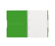 Herlitz užrašų knygelė A4/80K, kvadratinė, žalia (0011293099)