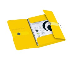 Herlitz Herlitz Gummizugmappe A4 PP Postmappe transparent gelb