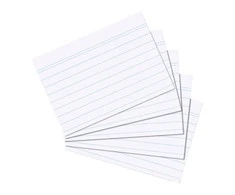 Herlitz Herlitz Karteikarte A6 linija baltas 100er PackunName