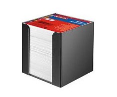 Herlitz Herlitz paper box 9x9cm 700 sheets juodas