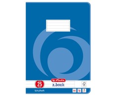 Herlitz Herlitz Hefte x.book A4/16 Lin.25 FSC Mix