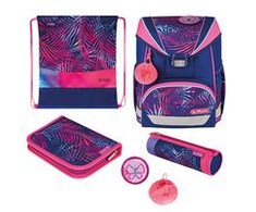 Herlitz Kuprinė pradinukams ULTRA LIGHT PLUS Tropical Chill su priedais