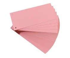 Laikiklis Herlitz Przekładki 1/3 A4 kartonowe rožinė Eco* 100szt. (214765)