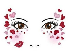 HERMA Face Art Sticker Love