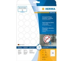 HERMA 4571 lipni etiketė Balta Keičiama 960 vnt
