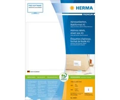 HERMA 8690 ženklinimo etiketė Balta
