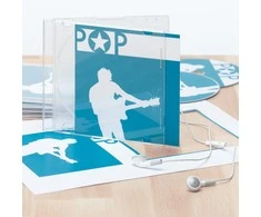 Herma Kartono dėžutė 5033, A4, skirta CD ir DVD pakuotėms, balta, be glue-, 121 x 242 mm, dėklas, 25 vnt. (5033)