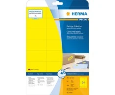 HERMA 4466 etiketė spausdinimui Geltona Lipni spausdintuvo etiketė