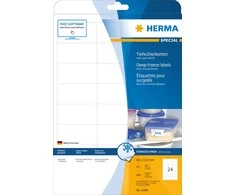 HERMA 4389 etiketė spausdinimui Balta Lipni spausdintuvo etiketė