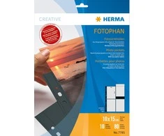 Nuotraukų rėmelis HERMA 7785 įmautė dokumentams 100 x 150 mm Polipropilenas (PP) 10 vnt