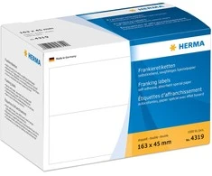 HERMA 4319 lipni etiketė Balta Stačiakampis 1000 vnt