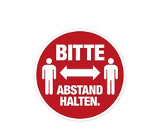 Herma HERMA Hinweisetiketten Abstand raudona/baltas Text/Pict. 5St.