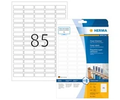 Herma Maitinimo etiketės, didelis sukibimas A4, 37 x 13 mm, iš popieriaus - 10917