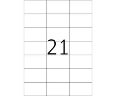 Herma Lipnios etiketės 10906, A4, 70 x 42,3 mm, itin lipnus, matinis baltas popierius, 525 vnt. (10906)