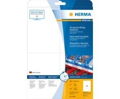 HERMA 4697 etiketė spausdinimui Balta Lipni spausdintuvo etiketė