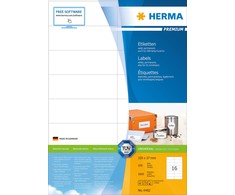 HERMA 4462 etiketė spausdinimui Balta Lipni spausdintuvo etiketė