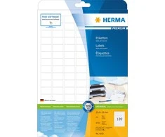 HERMA 4333 etiketė spausdinimui Balta Lipni spausdintuvo etiketė