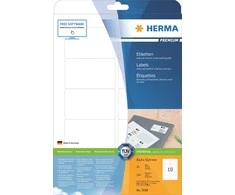 HERMA 5028 etiketė spausdinimui Balta Lipni spausdintuvo etiketė